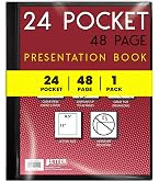 Amazon.com : Staples Presentation Book with 12 Clear Sleeves